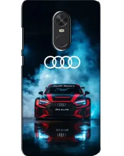Чехол для Xiaomi Redmi Note 4X с картинкой «Audi Sport — неон»