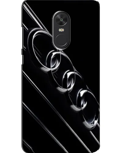 Чехол для Xiaomi Redmi Note 4X с картинкой «Audi — абстрактные кольца»