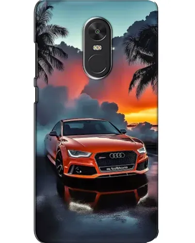 Чехол для Xiaomi Redmi Note 4X с картинкой «Audi — закат»