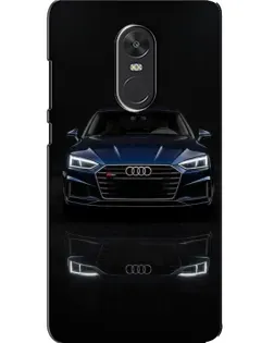 Чехол для Xiaomi Redmi Note 4X с картинкой «Audi — ночное отражение»