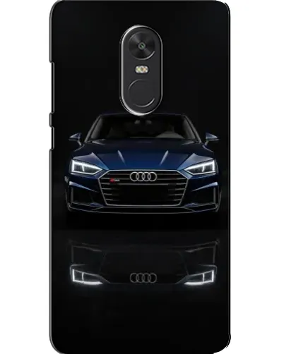 Чехол для Xiaomi Redmi Note 4X с картинкой «Audi — ночное отражение»