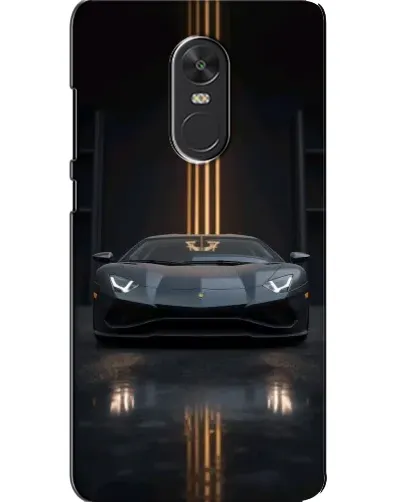 Чохол для Xiaomi Redmi Note 4X з картинкою «Lamborghini золоті лінії»