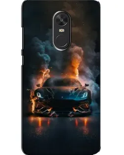 Чохол для Xiaomi Redmi Note 4X з картинкою «Lamborghini димна естетика»