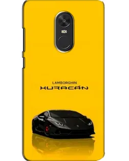 Чохол для Xiaomi Redmi Note 4X з картинкою «Lamborghini Huracan чорний»