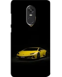Чохол для Xiaomi Redmi Note 4X з картинкою «Lamborghini жовтий акцент»