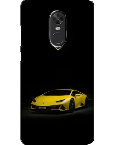 Чохол для Xiaomi Redmi Note 4X з картинкою «Lamborghini жовтий акцент»