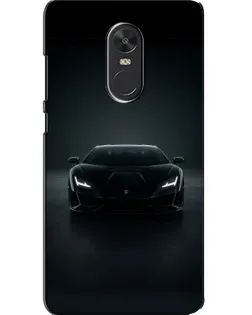 Чохол для Xiaomi Redmi Note 4X з картинкою «Чорний Lamborghini Aventador»