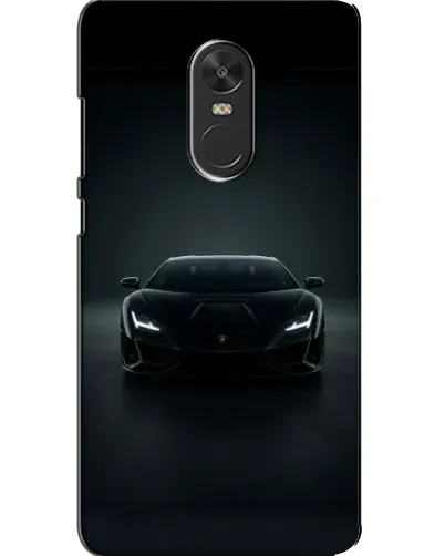 Чохол для Xiaomi Redmi Note 4X з картинкою «Чорний Lamborghini Aventador»