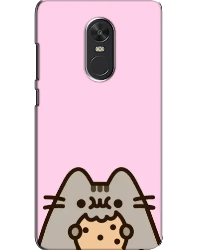 Чохол для Xiaomi Redmi Note 4X з картинкою «Pusheen та печиво»