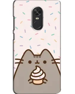 Чохол для Xiaomi Redmi Note 4X з картинкою «Пушин з кексом»