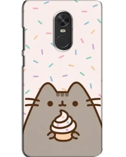 Чохол для Xiaomi Redmi Note 4X з картинкою «Пушин з кексом»