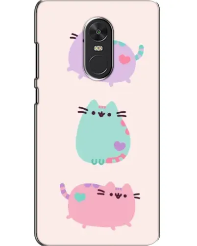 Чохол для Xiaomi Redmi Note 4X з картинкою «Pusheen тріо»