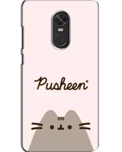 Чохол для Xiaomi Redmi Note 4X з картинкою «Pusheen логотип»