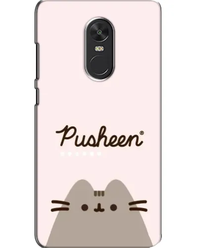 Чохол для Xiaomi Redmi Note 4X з картинкою «Pusheen логотип»