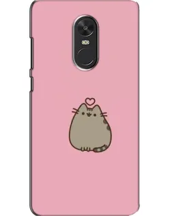 Чохол для Xiaomi Redmi Note 4X з картинкою «Pusheen серце»