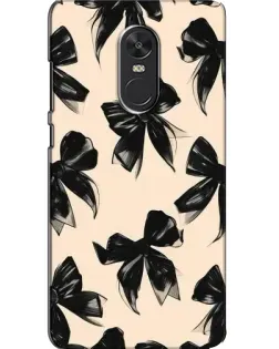 Чехол для Xiaomi Redmi Note 4X с картинкой «Паттерн черные банты» Чехол для Xiaomi Redmi Note 4X с картинкой «Паттерн черные банты»