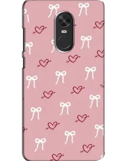 Чехол для Xiaomi Redmi Note 4X с картинкой «Сердца и банты»