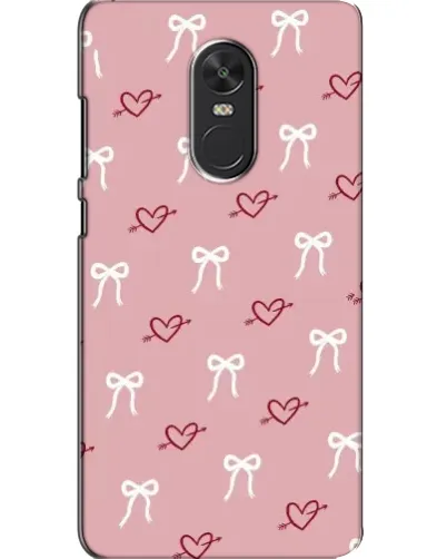 Чехол для Xiaomi Redmi Note 4X с картинкой «Сердца и банты»