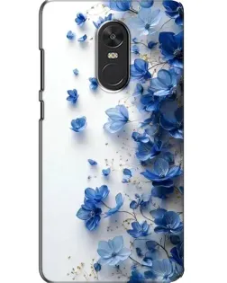 Чохол для Xiaomi Redmi Note 4X з картинкою «Блакитний квітковий каскад»