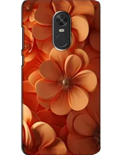 Чохол для Xiaomi Redmi Note 4X з картинкою «Помаранчева макро квітка»
