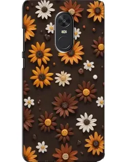 Чохол для Xiaomi Redmi Note 4X з картинкою «Візерунок з маленьких соняшників»