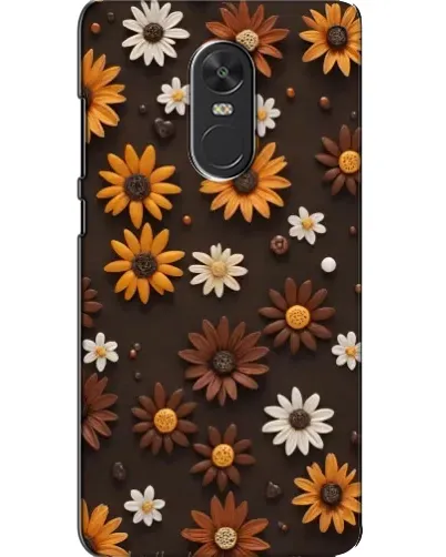 Чохол для Xiaomi Redmi Note 4X з картинкою «Візерунок з маленьких соняшників»