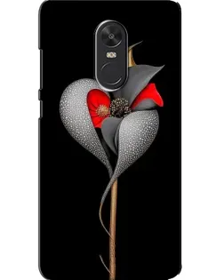 Чохол для Xiaomi Redmi Note 4X з картинкою «Срібна фантазійна квітка»
