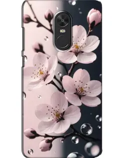 Чохол для Xiaomi Redmi Note 4X з картинкою «Ніжня сакура та краплі»