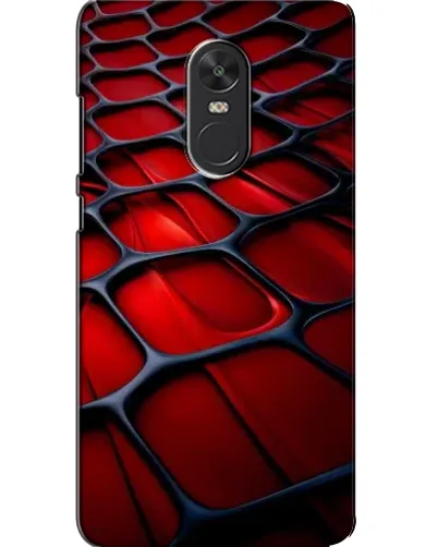 Чехол для Xiaomi Redmi Note 4X с картинкой «Красная глянцевая сетка»