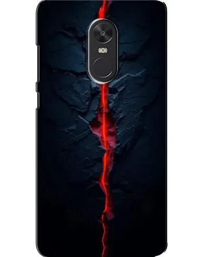 Чехол для Xiaomi Redmi Note 4X с картинкой «Kрасная лавовая трещина»