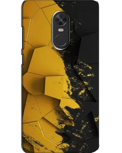 Чехол для Xiaomi Redmi Note 4X с картинкой «Золотые осколки геометрии»