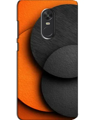 Чехол для Xiaomi Redmi Note 4X с картинкой «Геометрия оранжевых кругов»