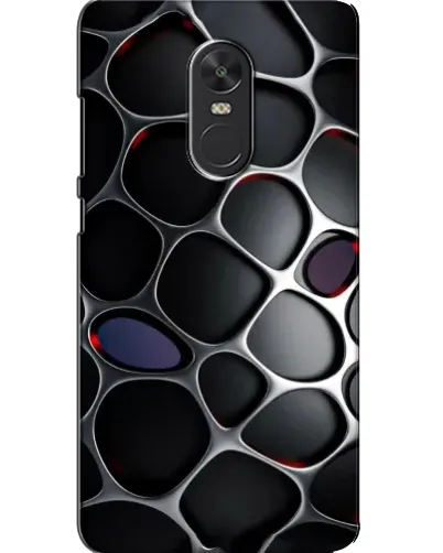 Чехол для Xiaomi Redmi Note 4X с картинкой «Объемная темная решетка»
