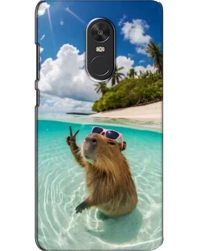 Чохол для Xiaomi Redmi Note 4X з картинкою «Капібара на морі»