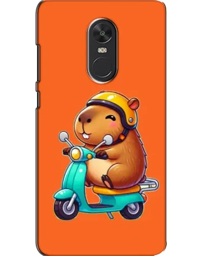 Чохол для Xiaomi Redmi Note 4X з картинкою «Капібара на скутері»