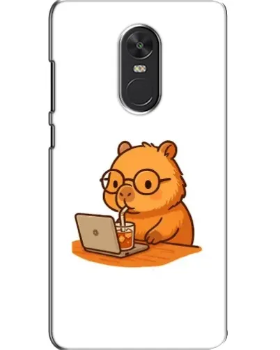 Чохол для Xiaomi Redmi Note 4X з картинкою «Капібара з ноутбуком»