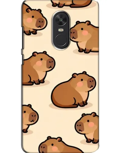 Чохол для Xiaomi Redmi Note 4X з картинкою «Паттерн милих капібар»