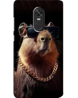 Чохол для Xiaomi Redmi Note 4X з картинкою «Капібара золотий ланцюг»