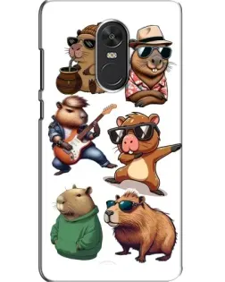 Чохол для Xiaomi Redmi Note 4X з картинкою «Круті капібари музиканти»