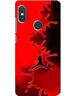 Чехол для Xiaomi Redmi Note 5 Pro с картинкой «Jordan Red Smoke»