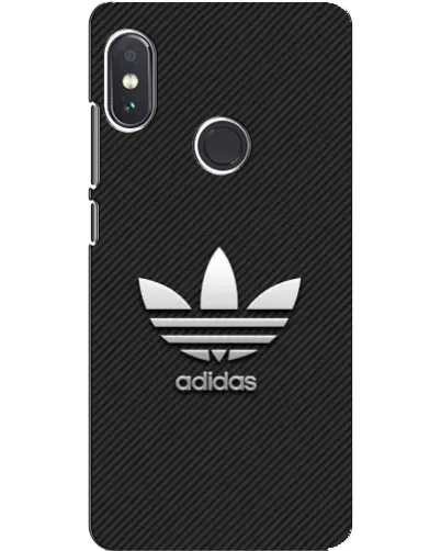 Чехол для Xiaomi Redmi Note 5 Pro с картинкой «Adidas Карбоновая текстура»