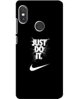 Чехол для Xiaomi Redmi Note 5 Pro с картинкой «Текстовый принт Nike»