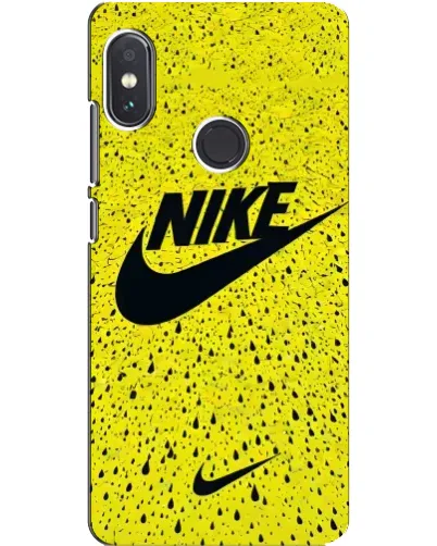 Чехол для Xiaomi Redmi Note 5 Pro с картинкой «Желтый текстурный Nike»