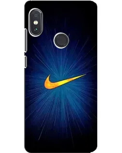Чохол для Xiaomi Redmi Note 5 Pro з картинкою «Синій пульс Nike»