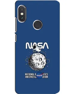 Чехол для Xiaomi Redmi Note 5 Pro с картинкой «NASA — лунная миссия»