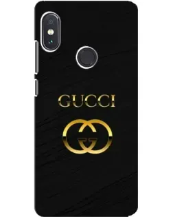 Чехол для Xiaomi Redmi Note 5 Pro с картинкой «Золотой логотип Gucci»