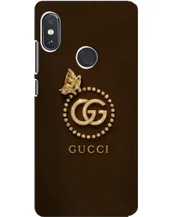 Чехол для Xiaomi Redmi Note 5 Pro с картинкой «Gucci — золотая бабочка»