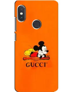 Чохол для Xiaomi Redmi Note 5 Pro з картинкою «Міккі Маус Gucci — помаранч»