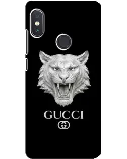 Чохол для Xiaomi Redmi Note 5 Pro з картинкою «Gucci — срібний лев»