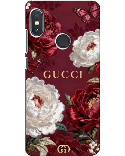 Чохол для Xiaomi Redmi Note 5 Pro з картинкою «Gucci — бордові троянди» Чохол для Xiaomi Redmi Note 5 Pro з картинкою «Gucci — бордові троянди»